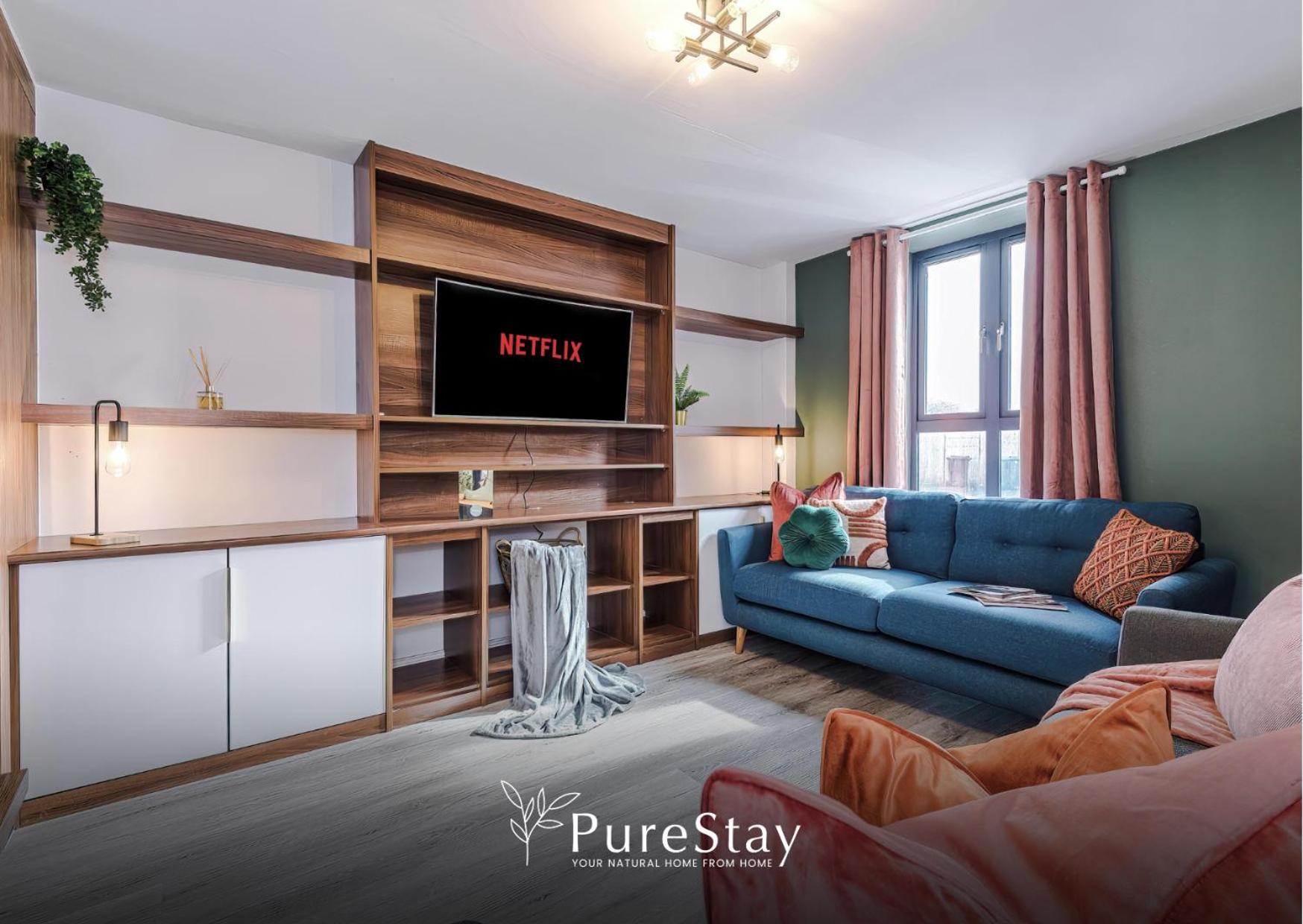 Stunning Five Bedroom Manchester House With Free Parking By Purestay Short Lets & Serviced Accommodation Εξωτερικό φωτογραφία